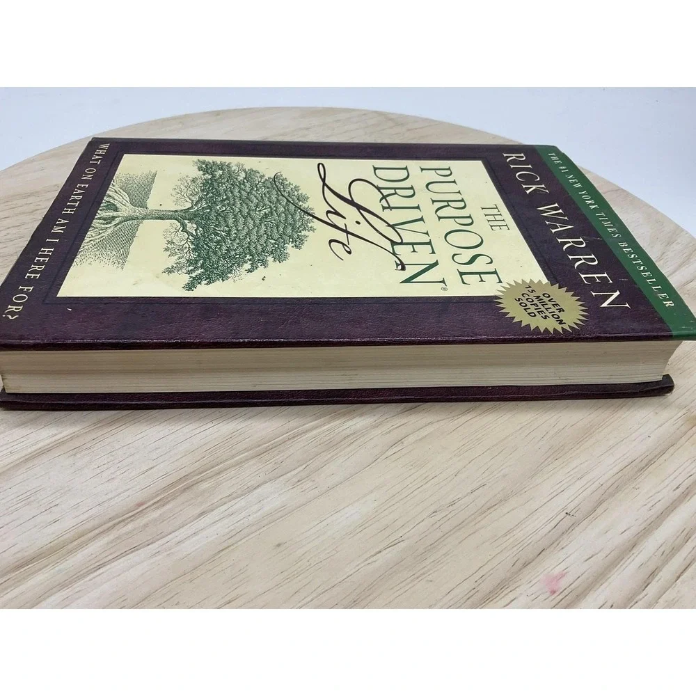 Vintage The Purpose Driven Life Rick Warren Hardcover Christian Living Book‎